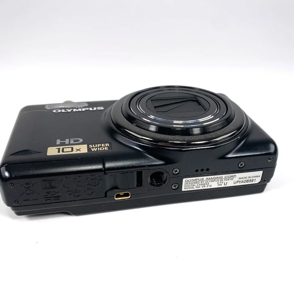 Olympus‎ VR-310 14mp Digital Camera w/ 3 Batteries Charger SD Card & Bag TESTED